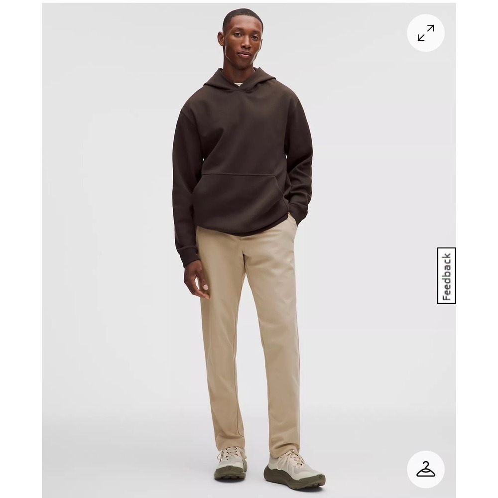 Lululemon ABC Pant Men 33 Tan Khaki Warpstreme Slim Fit 307